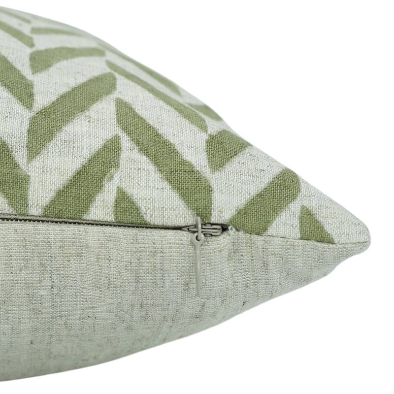 Cotton Linen Bohemian Block print pillow Cover- Jheel