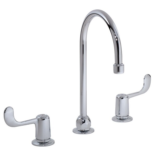 Symmons S-254-LWG-1.5 1.5 GPM Double Handle Kitchen Faucet - Polished Chrome