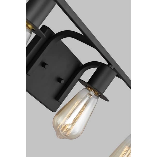 Brut Three Light Wall Bath Transitional  Wall Bath Fixture