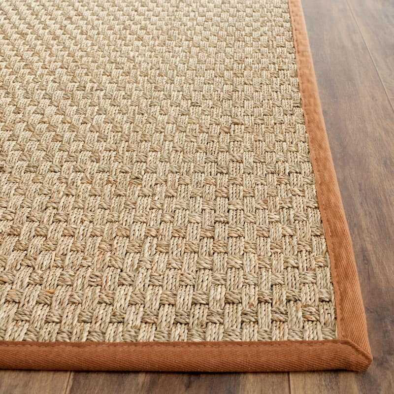 SAFAVIEH Natural Fiber Zymryd Basketweave Seagrass Rug