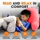 preview thumbnail 55 of 69, Cheer Collection Kids Size Reading and Backrest Pillow with Armrest
