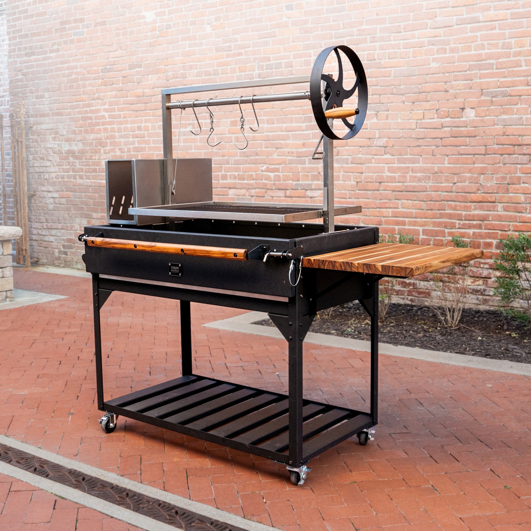 Backyard Discovery Argentine Santa Maria Wood Fire & Charcoal Grill - premium