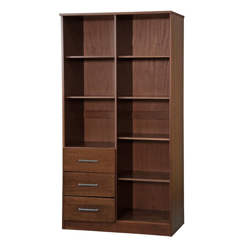 Palace Imports 100% Solid Wood Metro Wardrobe Armoire with Solid Wood or Mirrored Doors