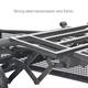 Outdoor Adjustable Cushioned Metal Patio Recliner Lounge Chair