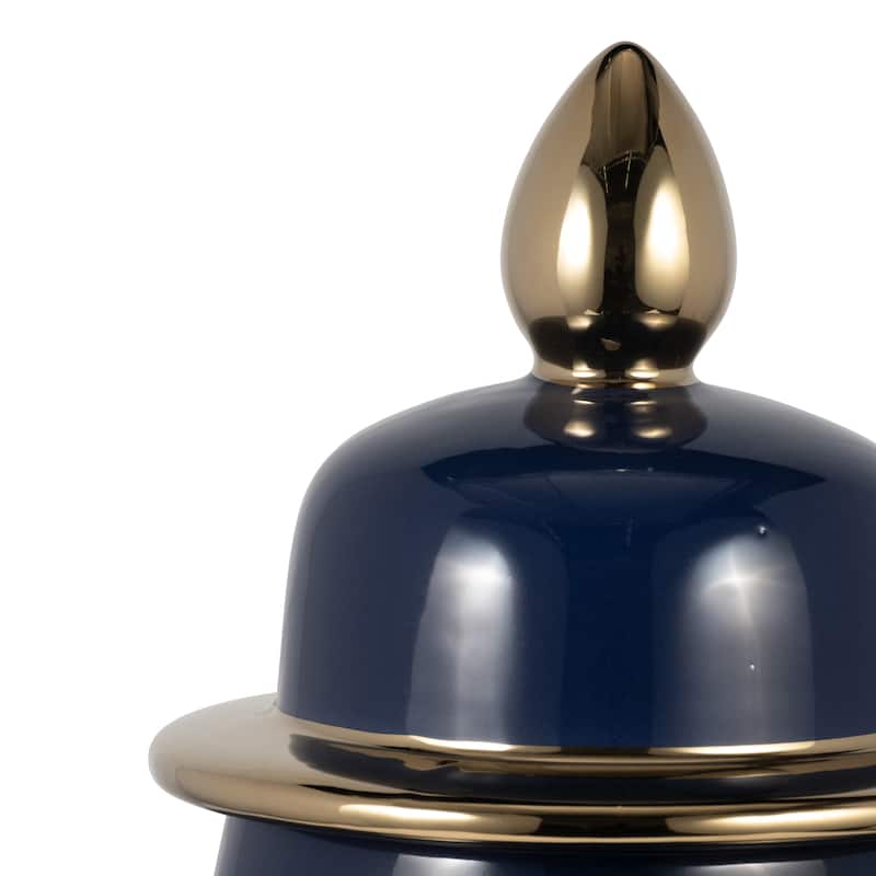 Sagebrook Home Ceramic Temple Jar