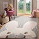 preview thumbnail 2 of 33, SAFAVIEH Handmade Kids Kadijah Wool Rug 4' x 6' - Grey/Ivory