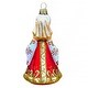 preview thumbnail 5 of 3, Collectible Hand-Painted Glass Ornament – Vasilisa in Red