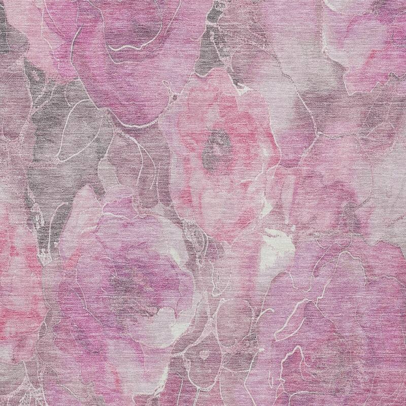 HomeRoots Floral Transitional Rectangle Outdoor Rug