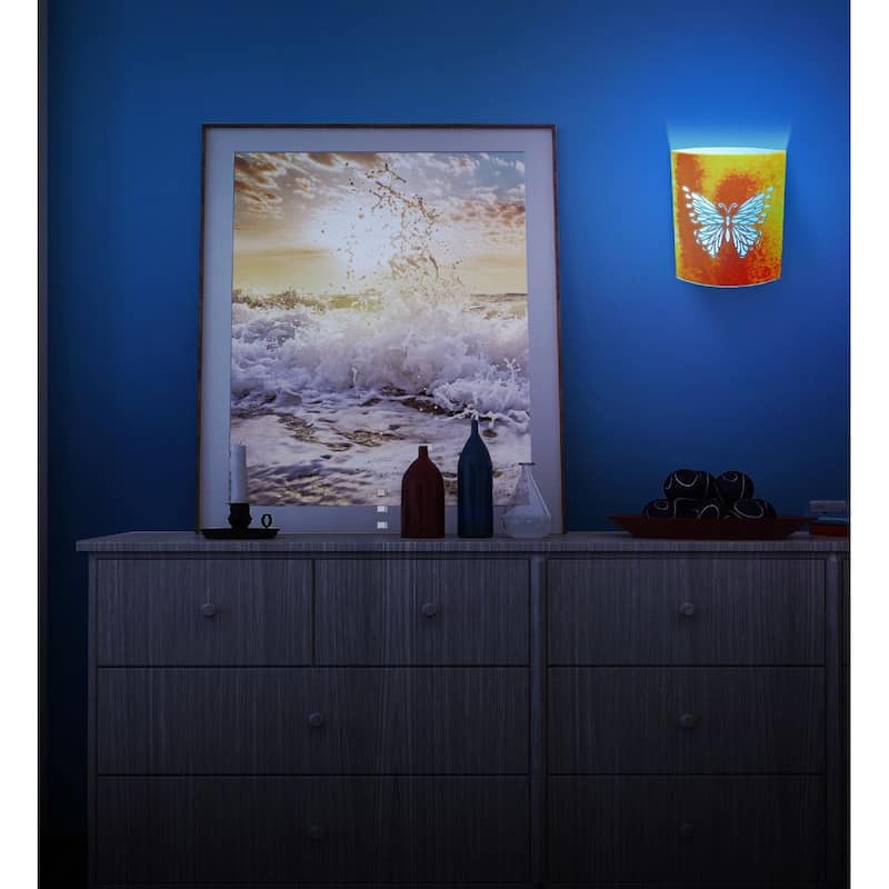 Cota Global Butterfly LED Decorative Lanterns - 5.1 inch x 6.3 inch