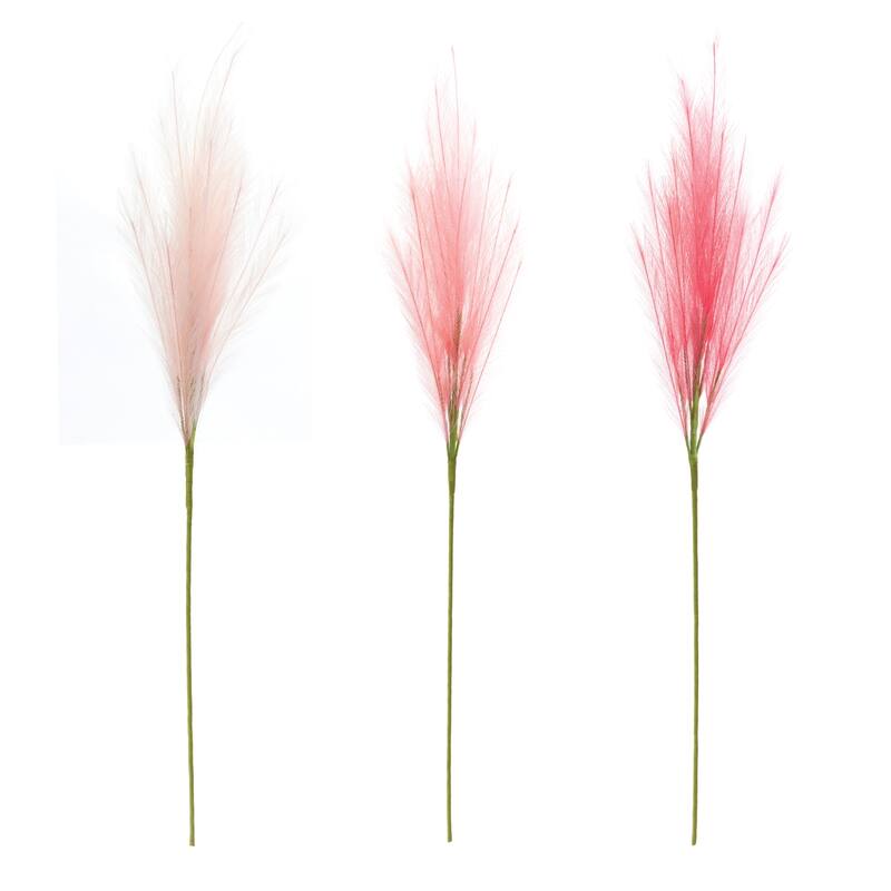 Assorted Pink Plume Spray (Set of 3)