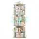 preview thumbnail 53 of 102, 4/5/6 Tiers Round Rotating Bookcase, Revolving Floor Standing Bookshelf Corner Organizer Display