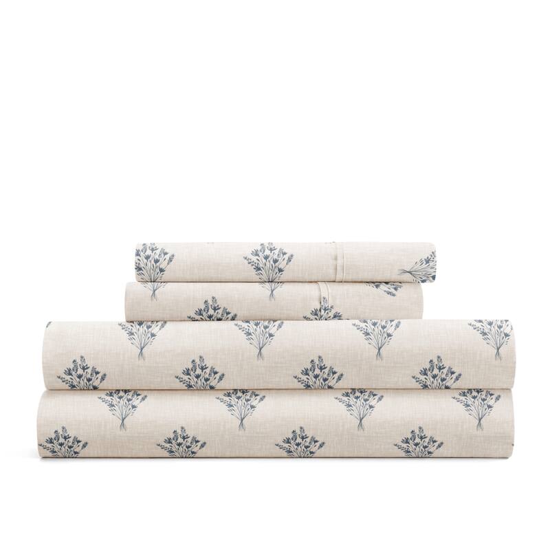 Delicate Details Patterned Ultra-Soft Bed Sheet Sets