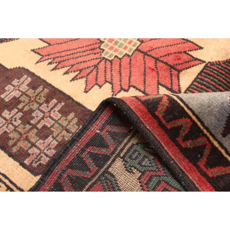 ECARPETGALLERY Hand-knotted Teimani Beige Wool Rug - 3'4 x 6'0