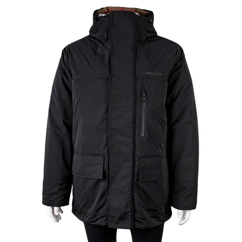 Burberry Men's Barnsfield Reversible House Check Parka - M