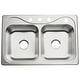 preview thumbnail 1 of 0, Sterling 11402-4 Southhaven 33" Double Basin Drop In Stainless Steel Stainless Steel