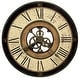 preview thumbnail 2 of 0, Howard Miller Brass Works Old World, Transitional, Vintage, and Rustic, Statement Gallery Wall Clock, Reloj De Pared