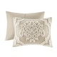 preview thumbnail 26 of 26, Madison Park Viola Tufted Cotton Chenille Damask Duvet Cover Set