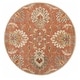 preview thumbnail 35 of 75, Handmade Tami Transitional Wool Area Rug Rust - 6' Round - Runner/Round