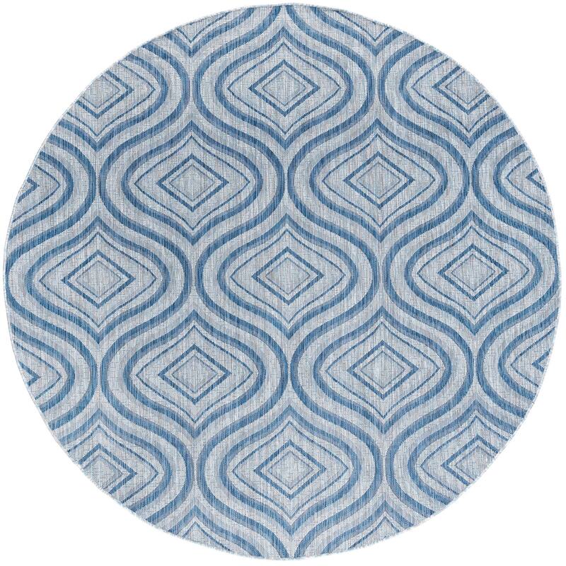 Colonnade Modern & Contemporary Abstract Indoor/Outdoor Area Rug