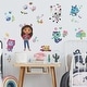 preview thumbnail 3 of 3, Pink & Purple & Blue Gabby's Dollhouse Wall Decals by RoomMates