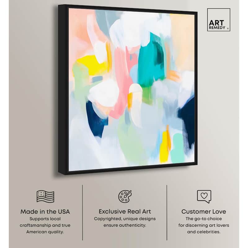 Layered Lush III Canvas by Art Remedy
