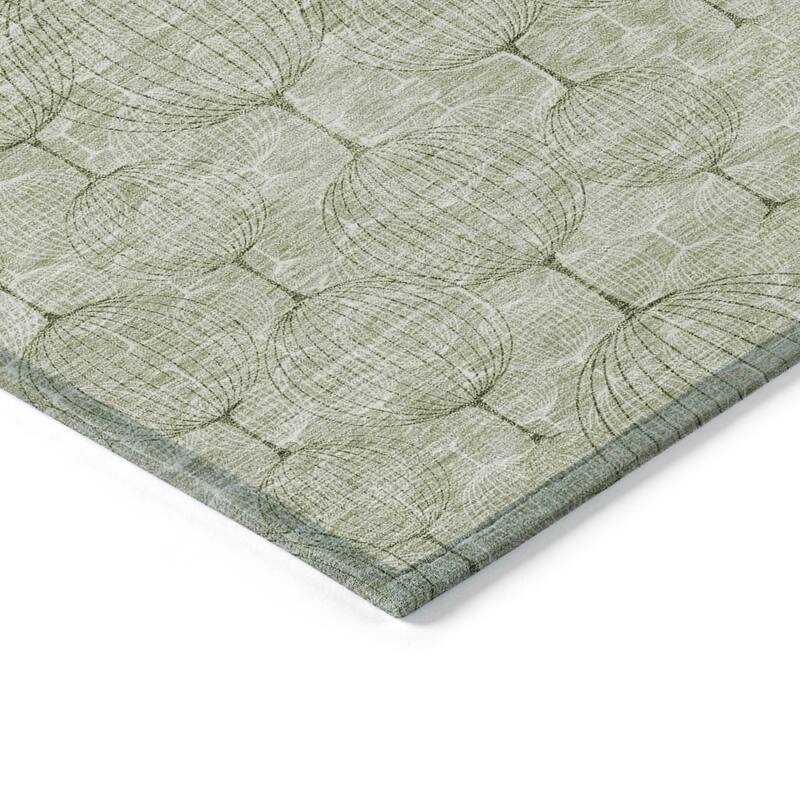 Machine Washable Indoor/ Outdoor Chantille Modern Decor Rug