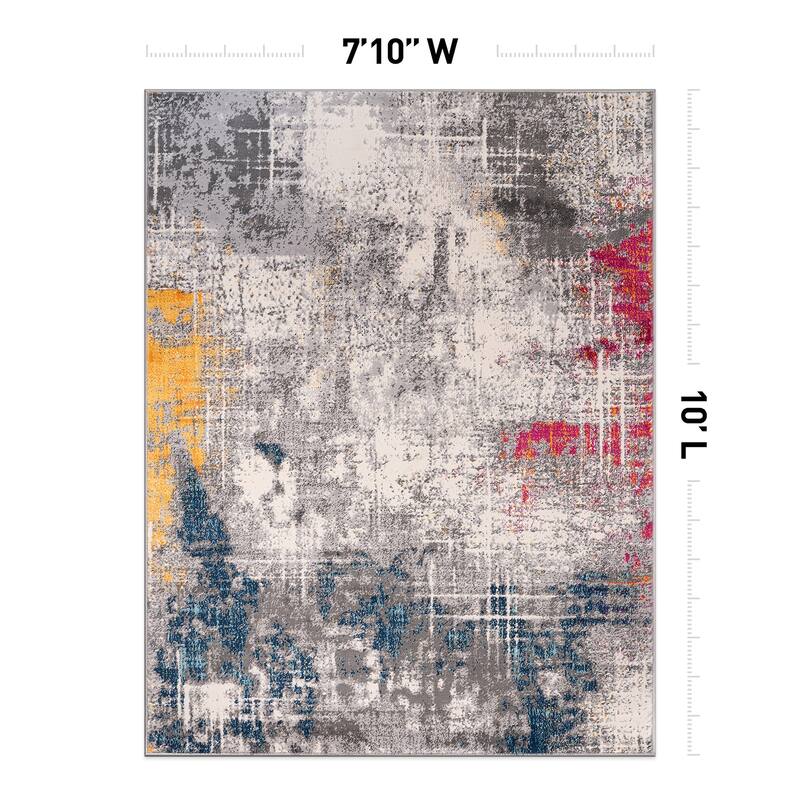 World Rug Gallery Perugia Modern Abstract Area Rug