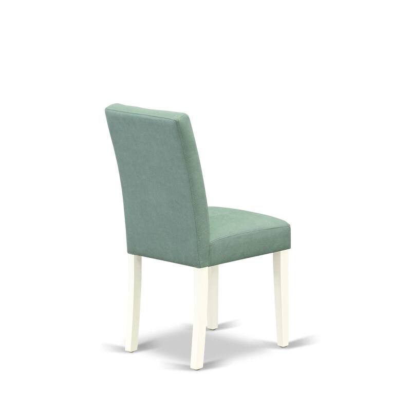 East West Furniture Austin Parson Dining Chairs, Set of 2 (Color & Fabric Options)