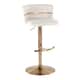 Option Cream Velvet/Gold Metal