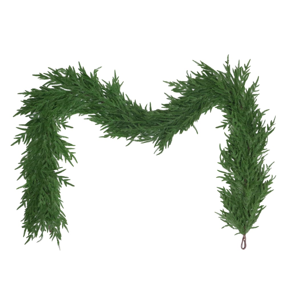 Puleo International 20' x 10" Soft PE Artificial Christmas Garland