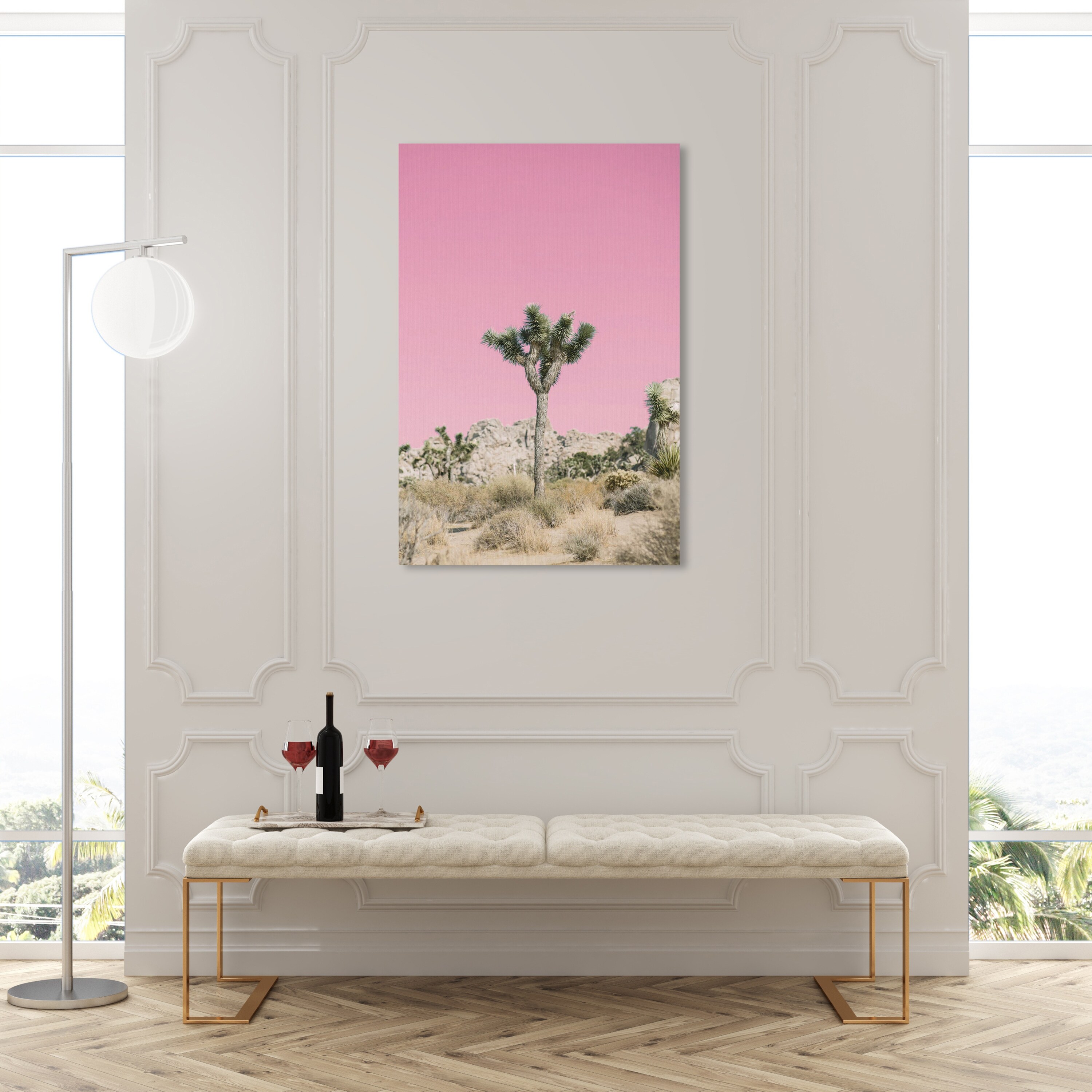 Oliver Gal 'Joshua Tree Pink III' Nature and Landscape Wall Art