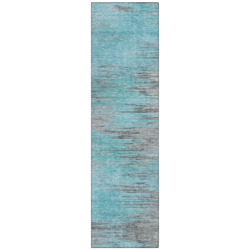 Machine Washable Indoor/ Outdoor Chantille Modern Ombre Rug
