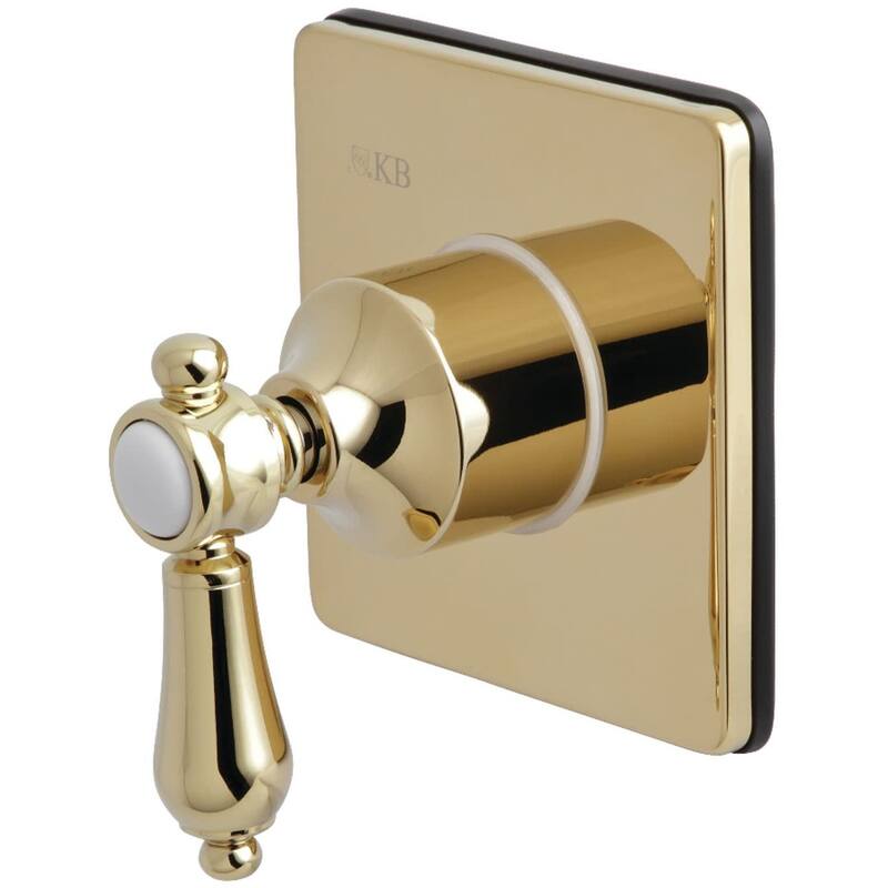 Kingston Brass Heirloom Single Handle 3 Function Diverter Valve Trim - Polished Brass