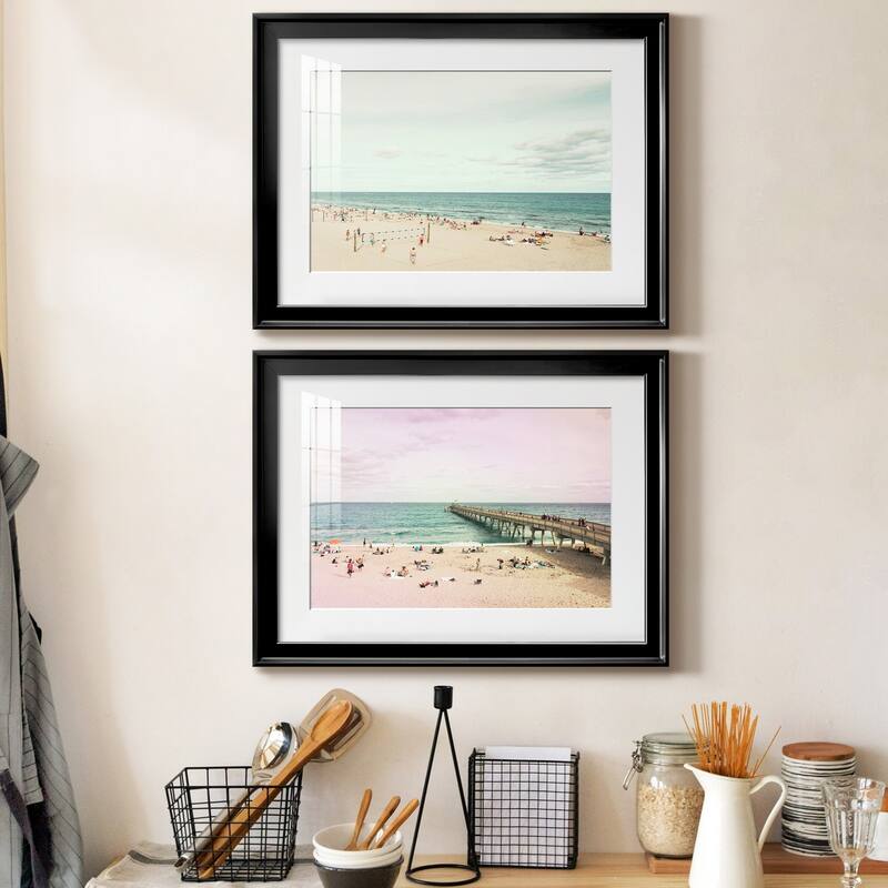 Day at the Beach Premium Framed Print - Ready to Hang
