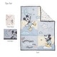 preview thumbnail 8 of 7, Lambs & Ivy Disney Baby Moonlight Mickey Mouse 3-Piece Nursery Crib Bedding Set