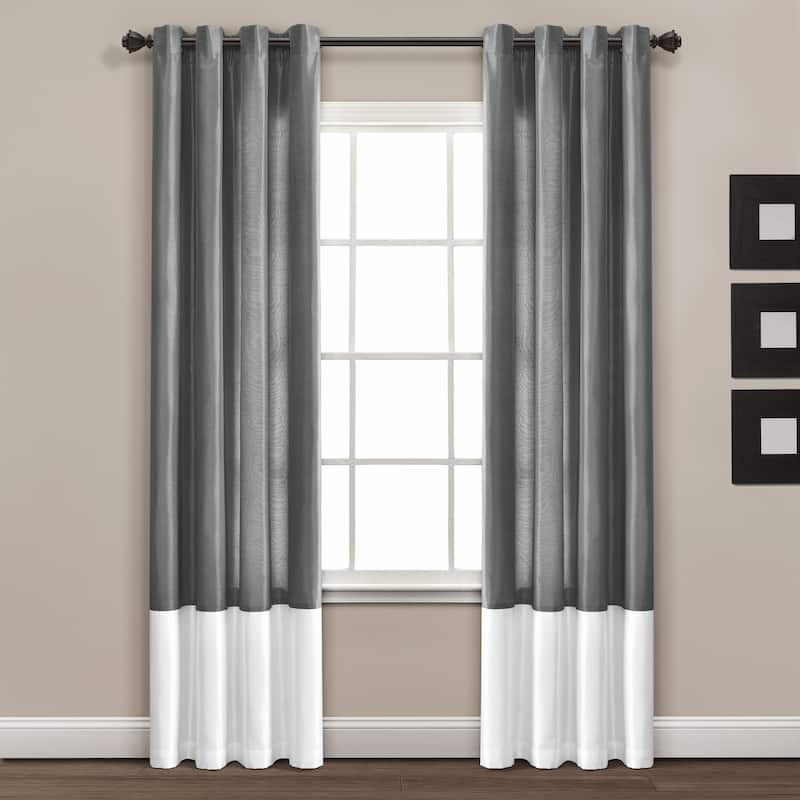 Lush Decor Prima Window Curtain Panel Pair