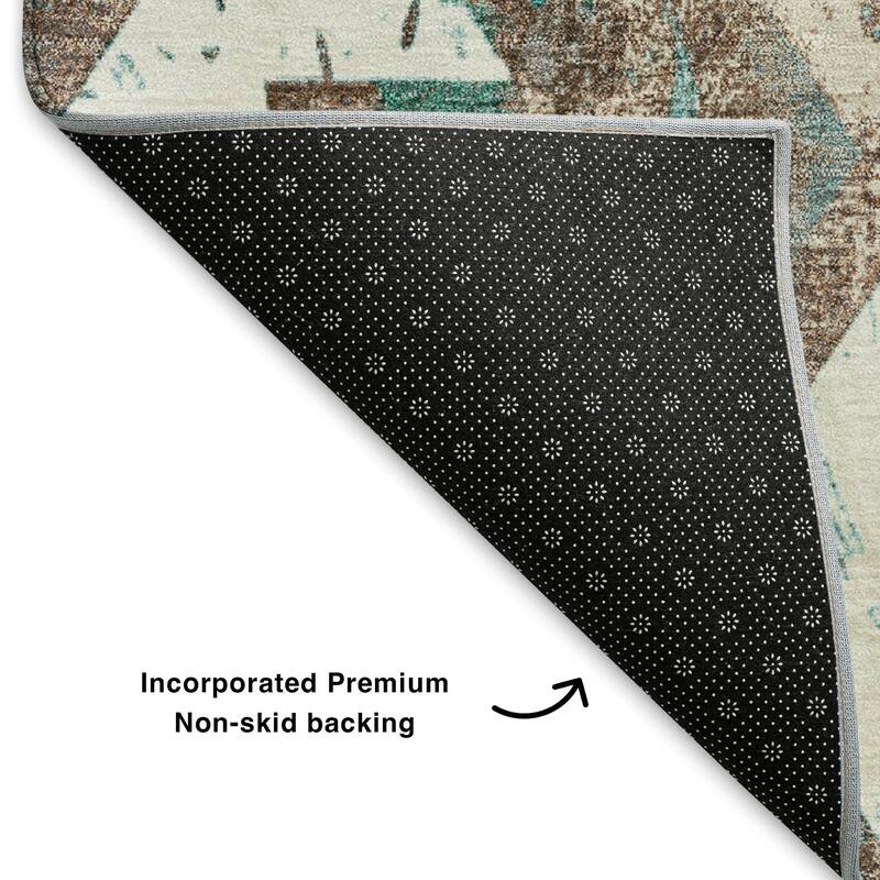 Premium Washable Super Soft Global Imprints Mayfield Rug