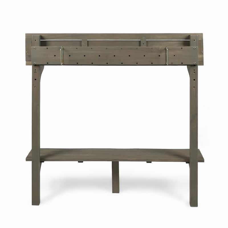 Outdoor Acacia Wood Balcony Bar Table
