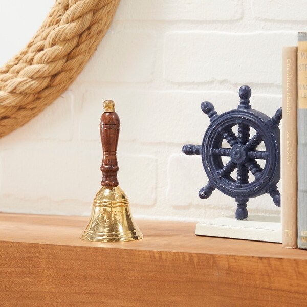 Brass Coastal Bell 5 x 2 x 2 - 2 x 2 x 5. Opens flyout.