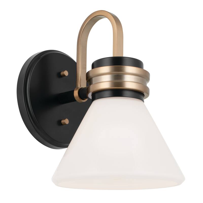 Kichler Lighting Farum 9.5 in. 1-Light Wall Sconce - Black
