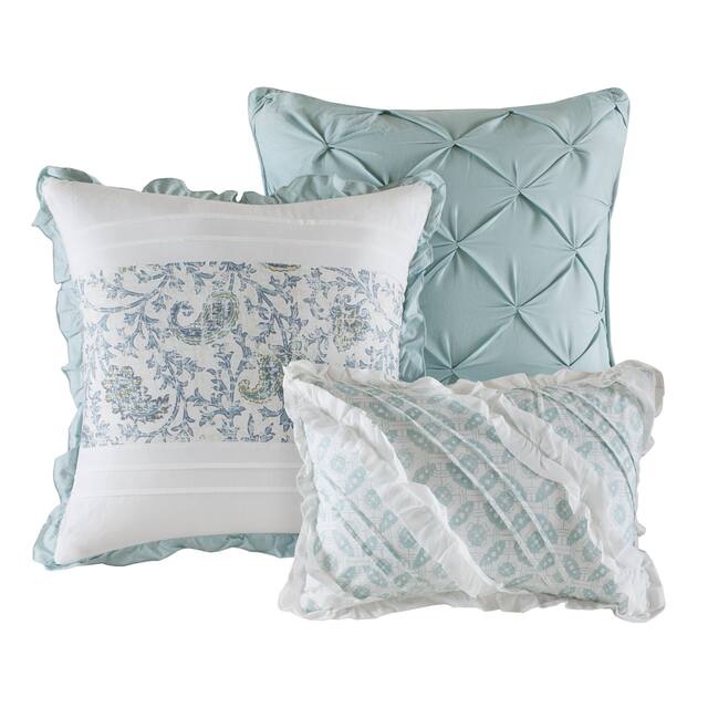 Madison Park Vanessa Cotton Percale 6-piece Coverlet Set