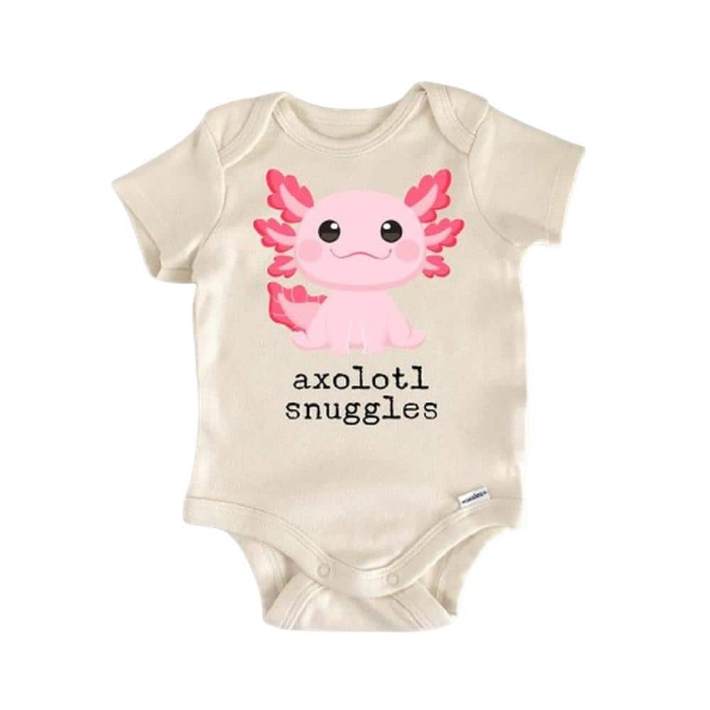 Axolotl Lizard Reptile - Baby Boy Girl Clothes Infant Bodysuit Funny Cute Newborn