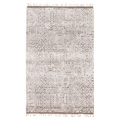 Tangier Grey Rug 5'2" x 8'1" - 5'2 x 8'1