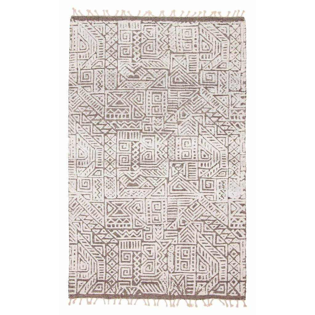 Tangier Grey Rug 5'2" x 8'1" - 5'2 x 8'1