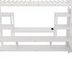 preview thumbnail 28 of 26, Full Size High Metal Loft Bed Frame with Entertainment TV Stand, Shelves, LED Light Strip, Charging Station, Staircase Wardrobe
