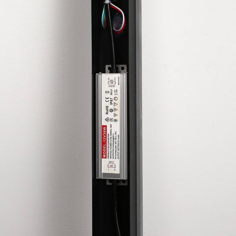 YANSUN 59.06in Outdoor Wall Lamp 45W LED, IP65 Waterproof, Warm Light 3000K, 85-265V - 59.1 inchs