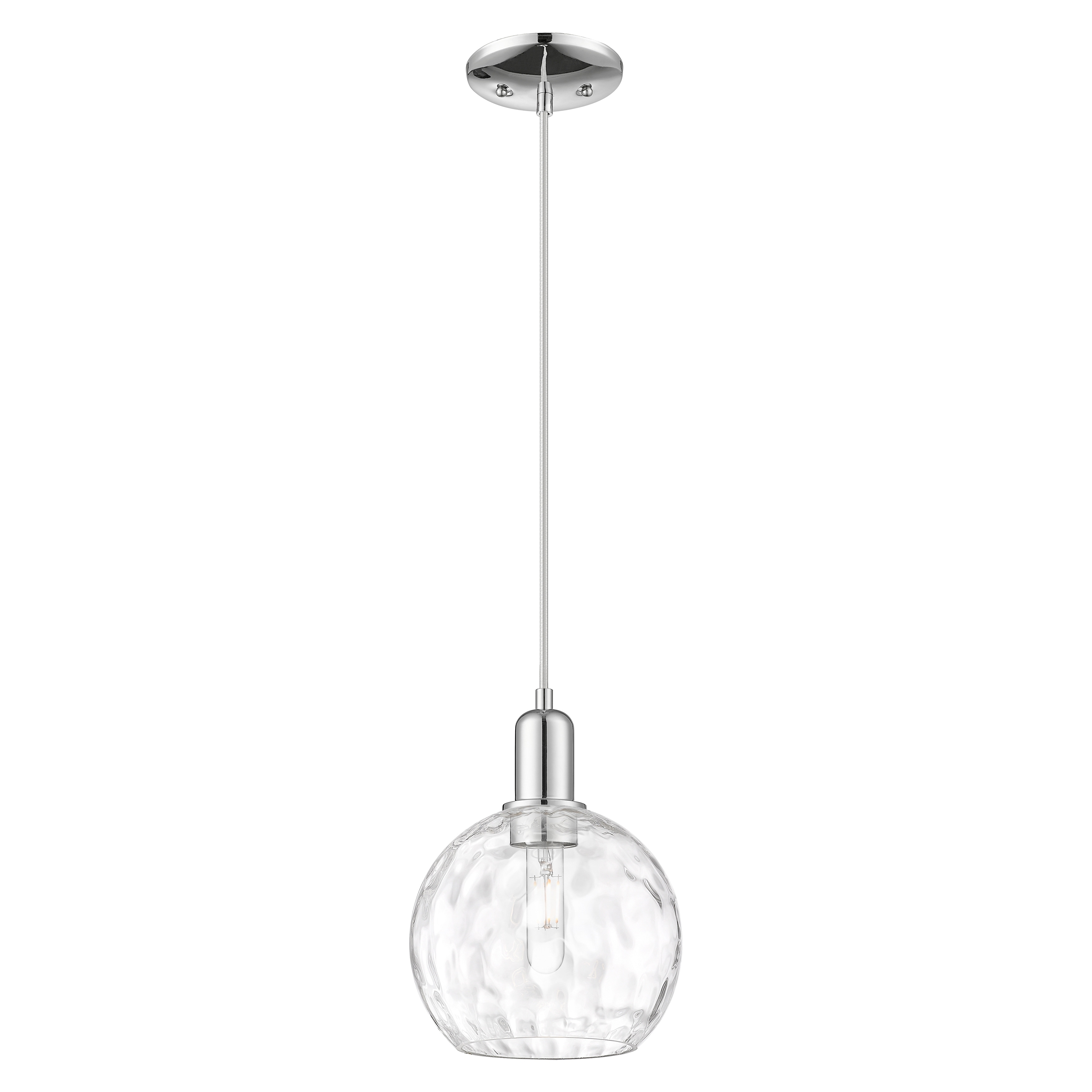 Innovations Lighting Endless Possibilities Arcadia - Athens Water Glass - 1 Light 8" Cord Hung Mini Pendant