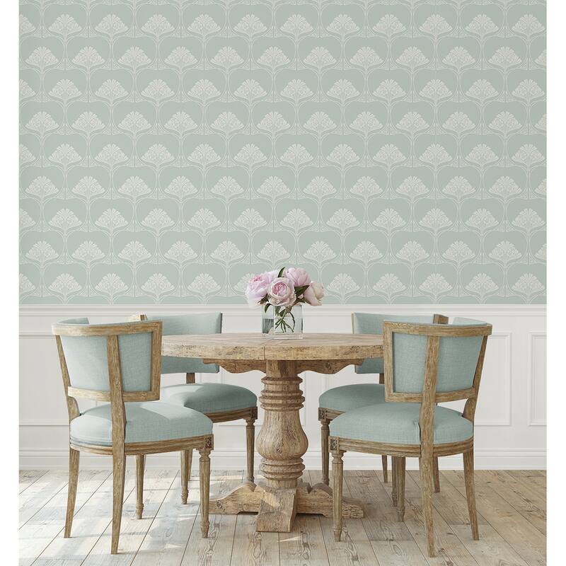 NextWall Deco Floral Peel and Stick Wallpaper