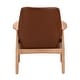 preview thumbnail 9 of 31, Roomfitters Mid-Century Accent Chair with Solid Wood Frame and High Backrest, Reading Armchair for Living Room