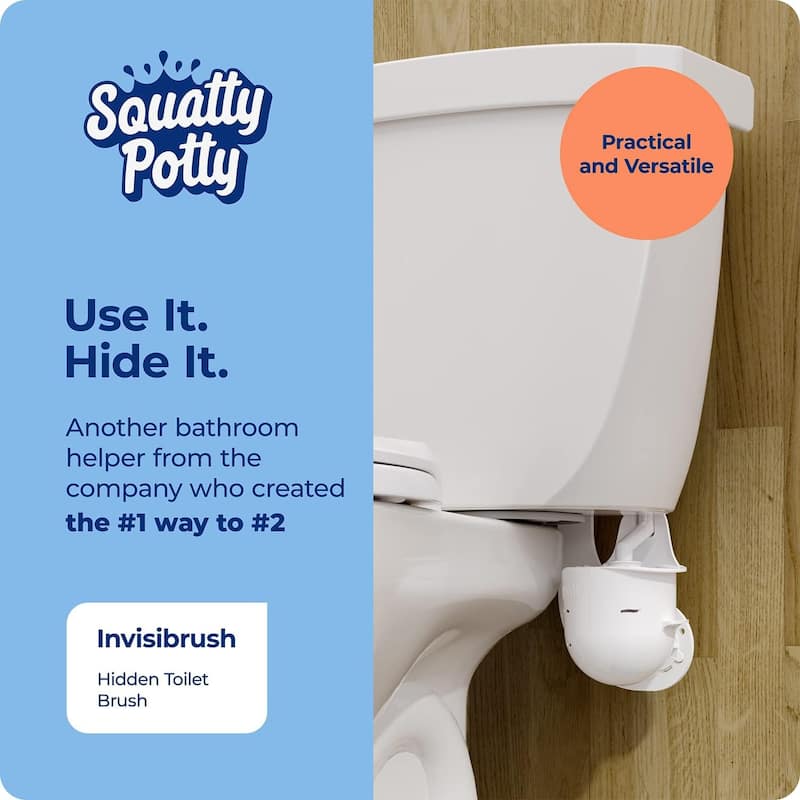 Squatty Potty Invisibrush Hidden Toilet Brush